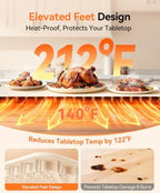 DIGIX Warming Mat for Food Extra Large 45''x15'', 8s Fast Heating, alternate view 3