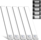 Dimmable Under Cabinet Lighting, Wireless Motion Sensor Light, 5 Pack