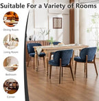 Dining Chairs Set of 2 Modern Kitchen Dining Room Chairs Navy Blue, alternate view 6