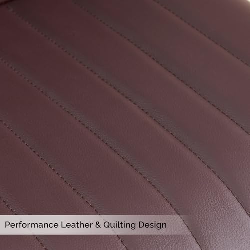 Dining Chairs Set of 3, Modern Dining Chairs with Thick Cushions, PU Leather Upholstered Kitchen Dining Room, alternate view