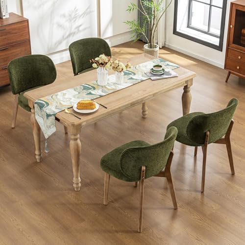 Dining Chairs Set of 4 Modern Kitchen Dining Room Chairs Green