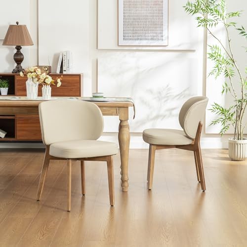 Dining Chairs Set of 4 Modern Kitchen Dining Room Chairs Khaki, alternate view 6