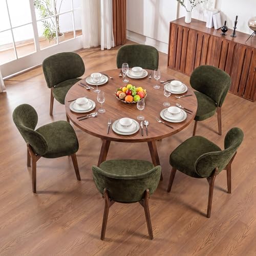 Dining Chairs Set of 6 Modern Kitchen Dining Room Chairs Green