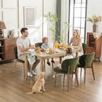 Dining Chairs Set of 6 Modern Kitchen Dining Room Chairs Green, alternate view 6