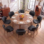 Dining Chairs Set of 8 Modern Kitchen Dining Room Chairs Black