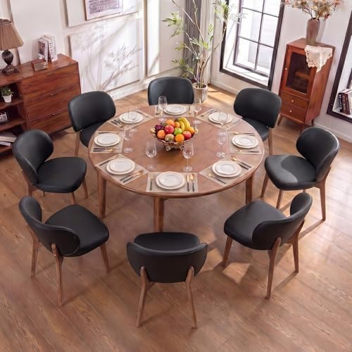Dining Chairs Set of 8 Modern Kitchen Dining Room Chairs Black
