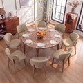 Dining Chairs Set of 8 Modern Kitchen Dining Room Chairs Khaki