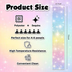 Disco Party Decorations - Iridescent Glitter Disco Table Runner, alternate view 2