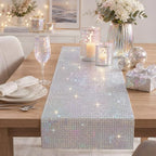 Disco Party Decorations - Iridescent Glitter Disco Table Runner, alternate view 6