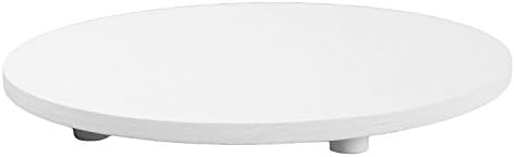 Display Cake Board Footed Round 5.9 Inch Diameter in White