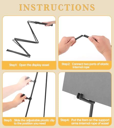 Display Easel Stand for Sign, Lightweight Tripod with Bag, Portable Adjustable Artist Easels for Outdoor, alternate view 5