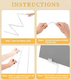 Display Easel Stand for Sign, Lightweight Tripod with Bag, Portable Adjustable Artist Easels for Outdoor, alternate view 5