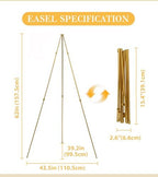 Display Easel Stand for Sign, Lightweight Tripod with Bag, Portable Adjustable Artist Easels for Outdoor, alternate view 3