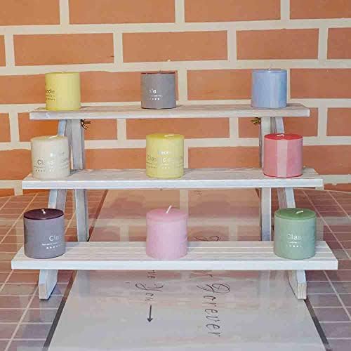 Display Riser, Earring Display Stands, Organizer For Vendor White(3tier) in White-3tier, alternate view 3