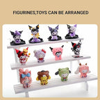 Display Riser, Earring Display Stands, Organizer For Vendor White(3tier) in White-3tier, alternate view 5