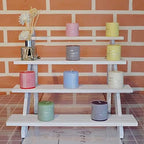 Display Riser, Earring Display Stands, Organizer For Vendor White (4tier) in White-4tier, alternate view 3