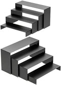 Display Risers, 8 PCS Black Cupcake Stand, Display Stand for Perfume in black