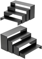 Display Risers, 8 PCS Black Cupcake Stand, Display Stand for Perfume in black