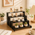 Display Risers, 8 PCS Black Cupcake Stand, Display Stand for Perfume in black, alternate view 6