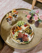 Disposable Bamboo 15" Round Trays (10 pieces) Bamboo Serving Platters, Disposable Boards, Dinnerware For, alternate view 2