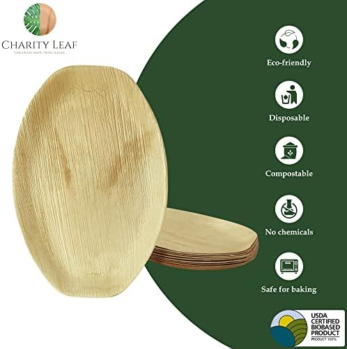 Disposable Bamboo 15" x 10" Trays (100 pieces) Bamboo Serving Platters, Disposable Boards, Dinnerware For, alternate view 4