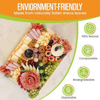 Disposable Bamboo serving trays and platters | Bamboo Tray, Plates Disposable for Parties | Charcuterie Boards, alternate