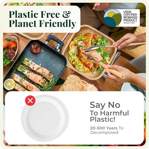 Disposable Bamboo Tray and Oval Platter Disposable Charcuterie Boards Plates and Party Platters Trays Eco, alternate view 3