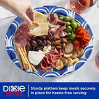 Disposable Paper Platters, 10" x 12.5", 25 Count, Large (Pack of 5) in Large (Pack of 5) in White, alternate view 5
