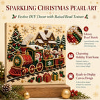DIY Christmas Pearl Diamond Painting Art Kit with Frame, Home Wall Decor Art Craft Kit, Holiday Christmas Wall, alternate