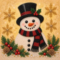 DIY Christmas Pearl Diamond Painting Art Kit with Frame, Home Wall Decor Art Craft Kit, Holiday Christmas Wall