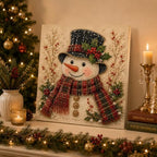 DIY Christmas Pearl Diamond Painting Art Kit with Frame, Home Wall Decor Art Craft Kit, Holiday Christmas Wall, alternate