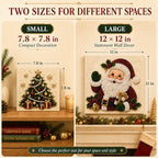 DIY Christmas Pearl Diamond Painting Art Kit with Frame, Home Wall Decor Art Craft Kit, Holiday Christmas Wall, alternate