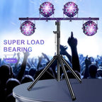 DJ Light Stand Heavy Duty Par Can Tripod T-Bar Stage Lights Stand Adjustable 39-100 Inch DJ Lighting Tripod, alternate view 6