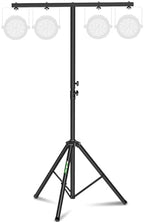 Dj Light Stand Metal Stage Tripod Stand with T Bar Crossbar Mount