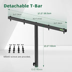 Dj Light Stand Metal Stage Tripod Stand with T Bar Crossbar Mount, alternate view 4
