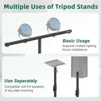 Dj Light Stand Metal Stage Tripod Stand with T Bar Crossbar Mount, alternate view 5