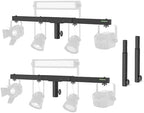 DJ Light Stand T-Bar Cross Bar with Extended Pole Mount, Set of 2