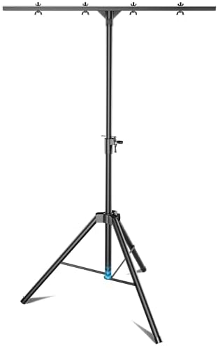 DJ Light Stand T-Bar, Heavy-Duty 39-70 Inch Par Can Tripod