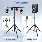 DJ Light Stand T-Bar, Heavy-Duty 39-70 Inch Par Can Tripod, alternate view 6
