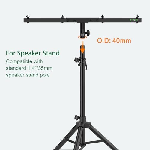 DJ Light T-Bar Extension Cross Bar Mount for Tripod Speaker Stand, alternate view 3