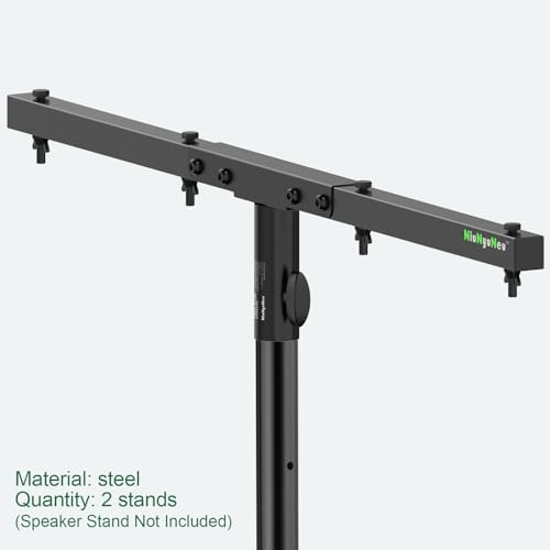 DJ Light T-Bar Extension Cross Bar Mount for Tripod Stand, 2-Pack, alternate view 2