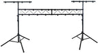 DJ Lighting Stand-Adjustable Height, 11.5 ft Tall with Truss, Portable Lighting Truss System and T-Bars