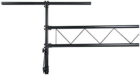 DJ Lighting Stand-Adjustable Height, 11.5 ft Tall with Truss, Portable Lighting Truss System and T-Bars, alternate view 2