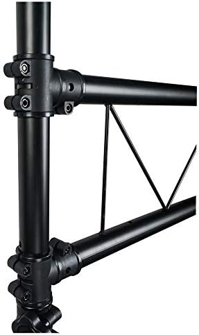 DJ Lighting Stand-Adjustable Height, 11.5 ft Tall with Truss, Portable Lighting Truss System and T-Bars, alternate view 3