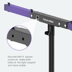 DJ Lighting T-Bar 2 Pack, 5 Lights Portable Extension Crossbar Mount 38 inches long for 35mm Tripod Stand Heavy, alternate