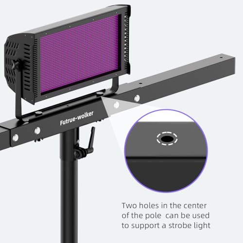 DJ Lighting T-Bar 2 Pack, 5 Lights Portable Extension Crossbar Mount 38 inches long for 35mm Tripod Stand Heavy, alternate