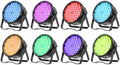 DJ Lights, 54 x 3W RGB LED Stage Par Lights, DMX/Sound(LPC015,8P) in Black