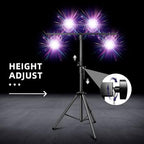 DJ Lights Stand 41-95 Inch, Heavy Duty DJ Stand 1 Pack, Adjustable Height Par Can Tripod Stage Light Stand 8ft, alternate