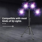 DJ Lights Stand 41-95 Inch, Heavy Duty DJ Stand 1 Pack, Adjustable Height Par Can Tripod Stage Light Stand 8ft, alternate