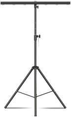 DJ Lights Stand with Round T Bar, Heavy Duty Par Can Tripod